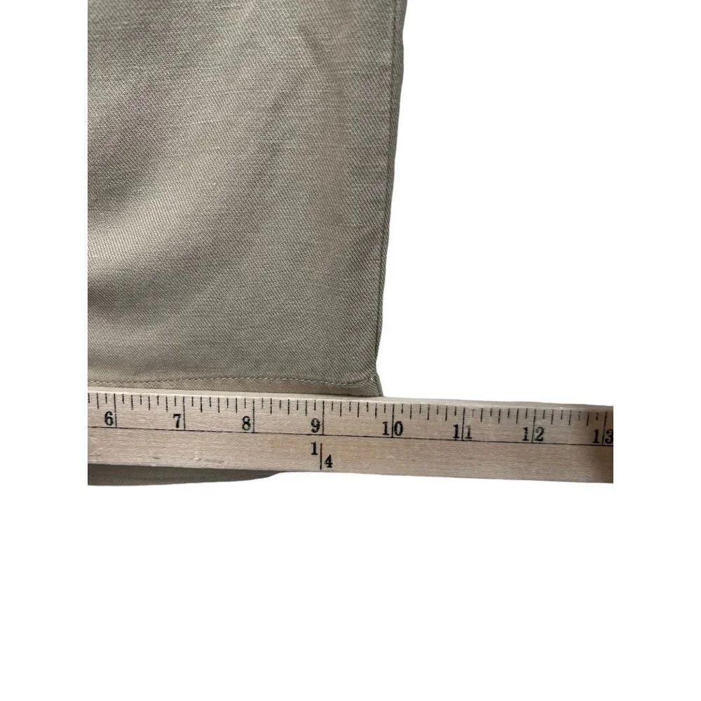 Banana Republic WOMEN PULL ON Loose Pants M $110‎ linen blend sz M Tan